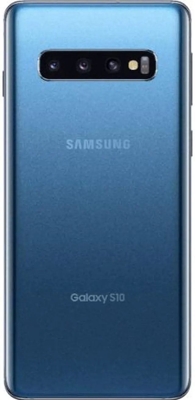 Alt view image 2 of 4 - Samsung Galaxy S10 G973U 4G LTE GSM/CDMA Unlocked Android Phone - (Certified Refurbished) 6.1" Prism Blue 128GB 8GB RAM