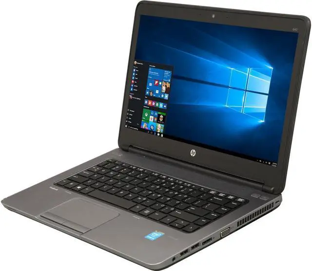 Main image of HP Grade B Laptop 640 G1 Intel Core i5 4th Gen 4200M (2.50 GHz) 8 GB Memory 256 GB SSD 14.0" Windows 10 Pro 64-Bit
