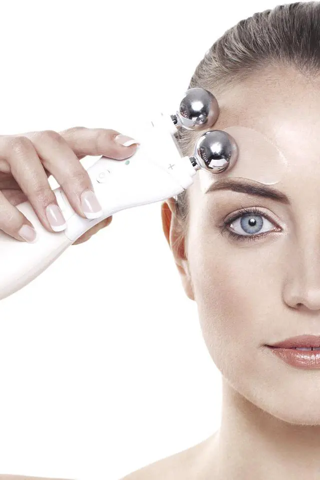 Alt view image 4 of 7 - Rio 60 Second Face Lift Toner EMS Collagen Firming Exercises Facial Neck Muscles