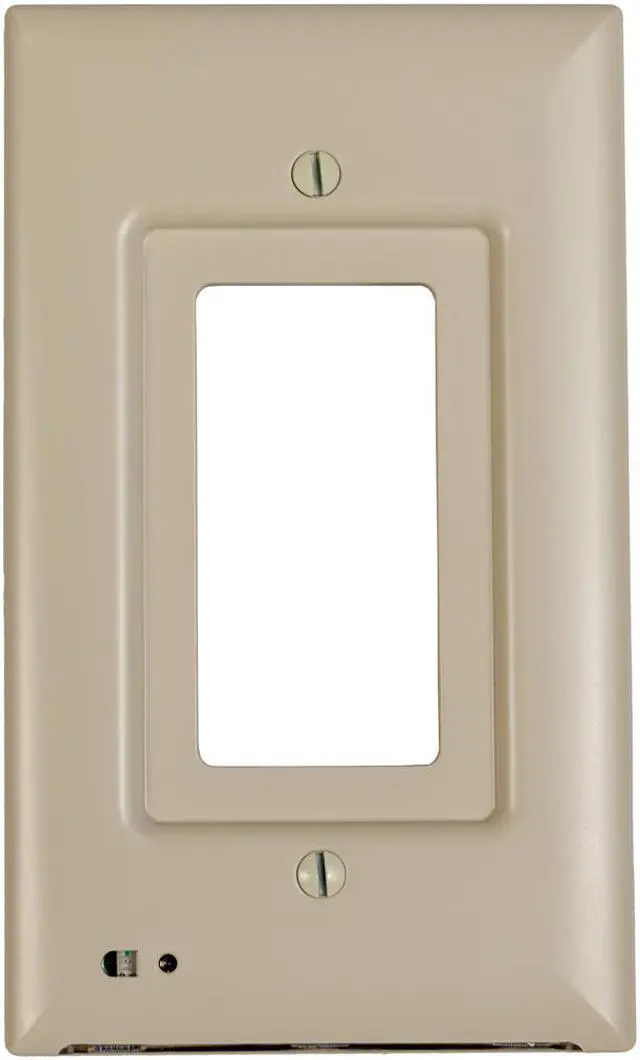 Alt view image 2 of 7 - 3-pack of the briteOWL Almond Decora outlet cover plate with backup lighting feature and optional nightlight feature. Providing 50 lumens of light when the power goes out!