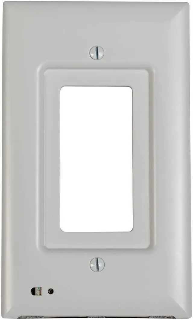 Alt view image 2 of 7 - 6-pack of the briteOWL White Decora outlet cover plate with backup lighting feature and optional nightlight feature. Providing 50 lumens of light when the power goes out!