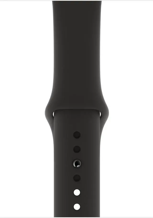 Alt view image 3 of 3 - Apple Watch Series 4 44mm Space Gray (GPS + Cellular Unlocked) Space Gray Aluminum Case with Black Sport Band MTUW2LL/A Grade A
