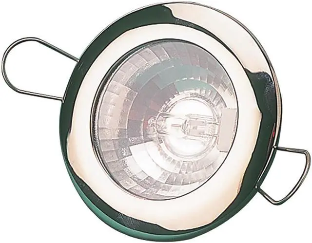 Main image of Sea-Dog LED Overhead Light 2-7/16" - Brushed Finish - 60 Lumens - Clear Lens - Stamped 304 Stainless Steel