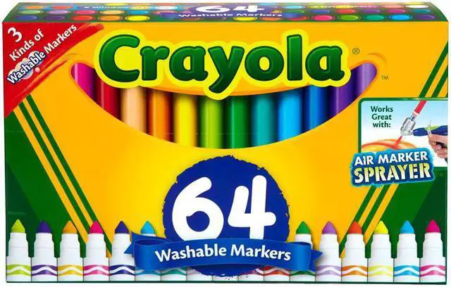 Alt view image 10 of 20 - Crayola 64ct Marker Collection