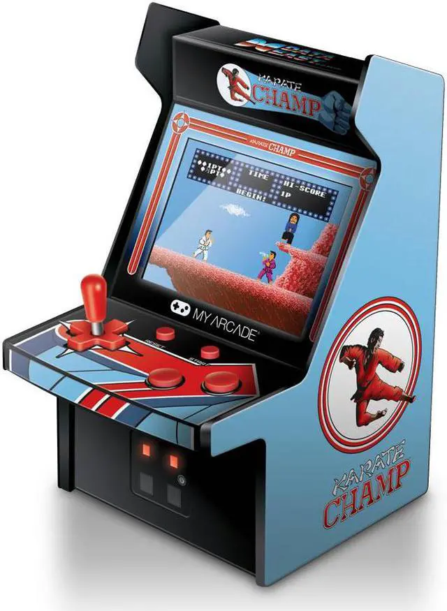 Alt view image 9 of 14 - DREAMGEAR DG-DGUNL-3204 6IN RETRO KARATE CHAMP MICRO ARCADE