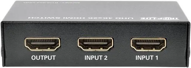 Alt view image 13 of 20 - Tripp Lite 2-Port HDMI Switch for Video and Audio, 4K x 2K UHD @ 60 Hz (HDMI F/2xF) with Remote Control (B119-002-UHD)