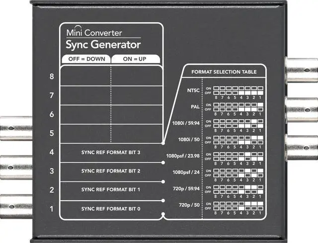 Alt view image 5 of 6 - Blackmagic Design Mini Converter Sync Generator (CONVMSYNC)