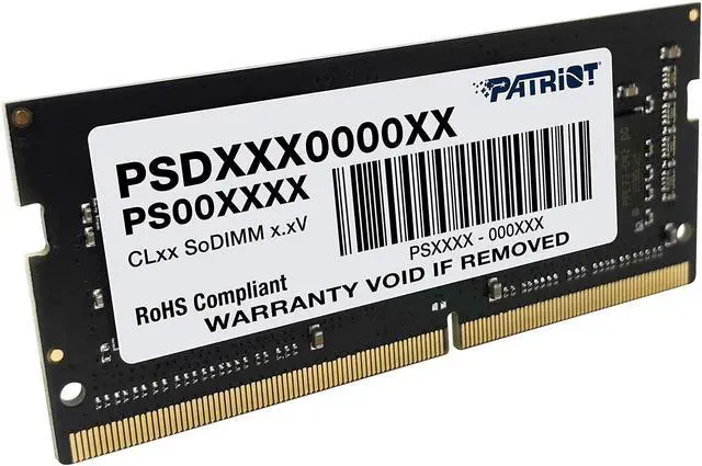 Alt view image 2 of 4 - Patriot Signature Line 16GB 260-Pin DDR4 SO-DIMM DDR4 2400 (PC4 19200) Memory (Notebook Memory) Model PSD416G24002S