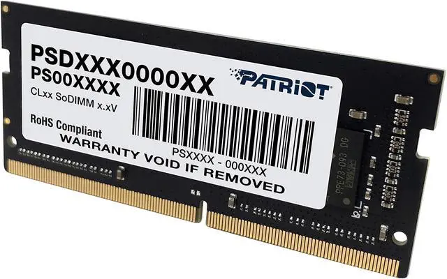 Alt view image 3 of 4 - Patriot Signature Line 16GB 260-Pin DDR4 SO-DIMM DDR4 2400 (PC4 19200) Memory (Notebook Memory) Model PSD416G24002S