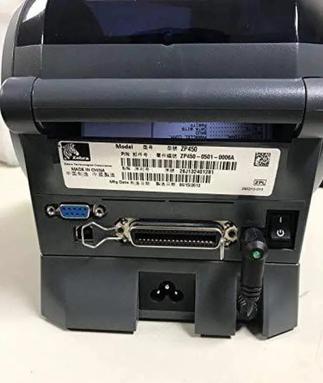 Alt view image 5 of 5 - Zebra ZP 450 Label Thermal Bar Code Printer ZP450-0501-0006A (Renewed)