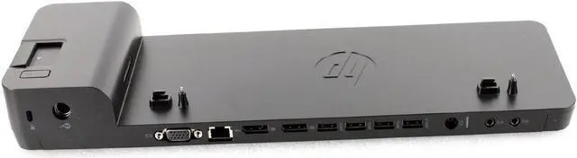 Main image of HP 2013 UltraSlim Docking Station D9Y19AV,black