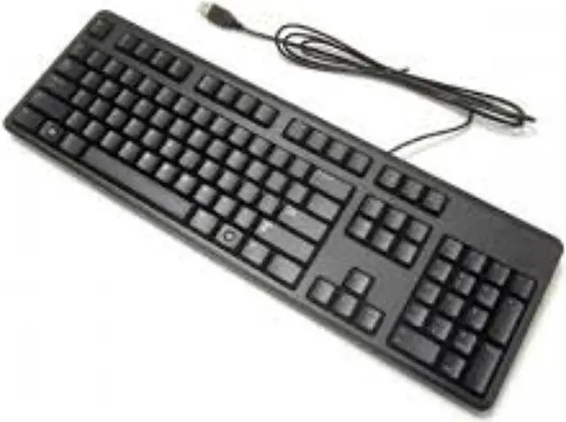 Alt view image 3 of 3 - Dell Wired Keyboard - Black KB216 (580-ADMT)