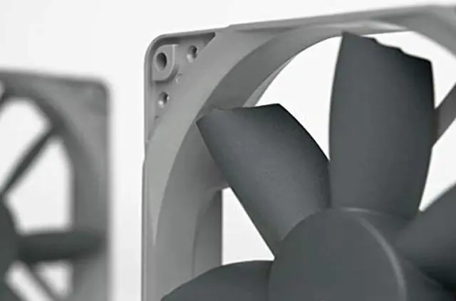 Alt view image 6 of 7 - Noctua NF-S12B redux-1200, High Performance Cooling Fan, 3-Pin, 1200 RPM (120mm, Grey)