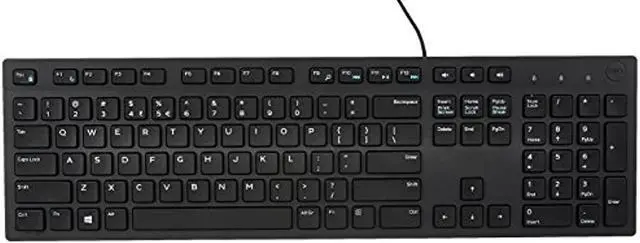 Main image of Dell Wired Keyboard - Black KB216 (580-ADMT)