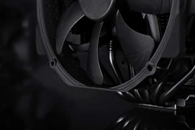 Alt view image 5 of 6 - Noctua NH-D15 chromax.Black, Dual-Tower CPU Cooler (140mm, Black)