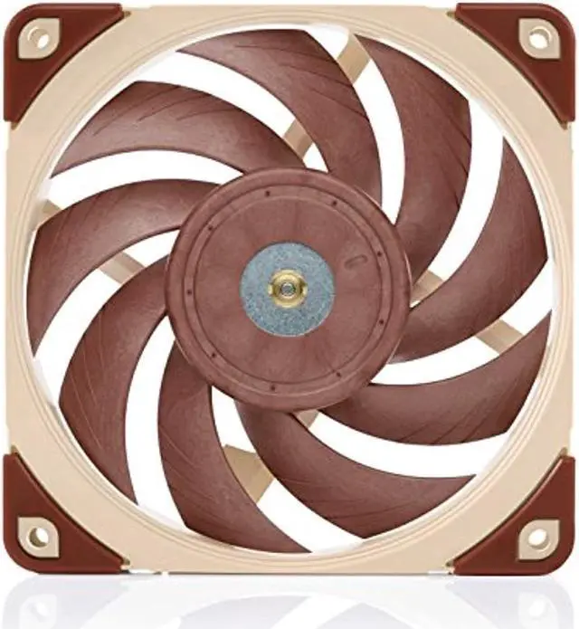 Alt view image 3 of 6 - Noctua NF-A12x25 PWM, Premium Quiet Fan, 4-Pin (120mm, Brown)