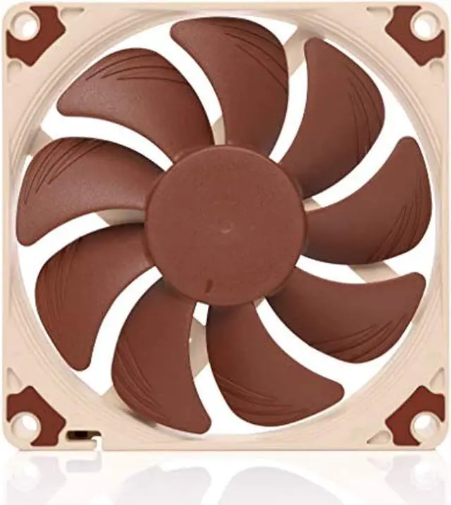 Alt view image 2 of 7 - Noctua NF-A9x14 PWM, Premium Quiet Fan, 4-Pin (92x14mm, Brown)