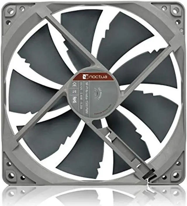Alt view image 3 of 7 - Noctua NF-P14s redux-1500 PWM, High Performance Cooling Fan, 4-Pin, 1500 RPM (140mm, Grey)