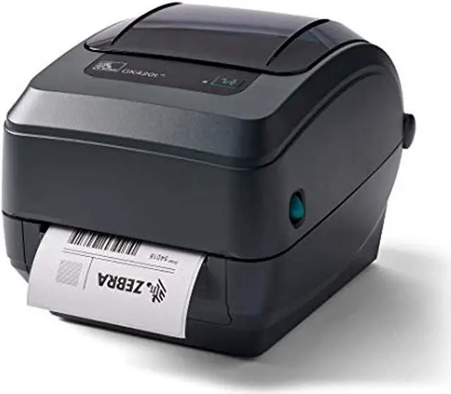Main image of Zebra GK420t Thermal Transfer Desktop Printer Print Width of 4 in USB Serial and Parallel Connectivity GK42-102510-000