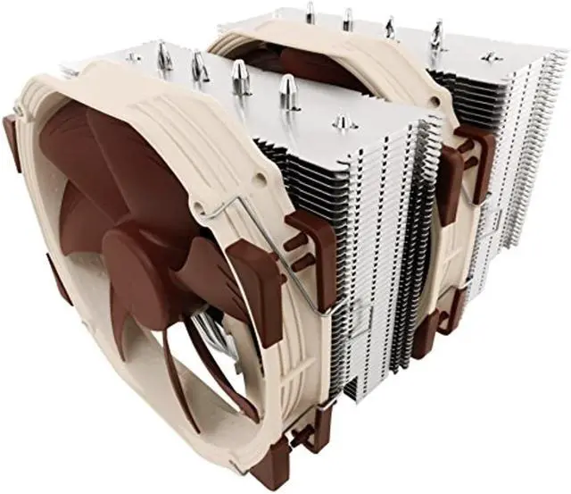 Alt view image 3 of 6 - Noctua NH-D15, Premium CPU Cooler with 2X NF-A15 PWM 140mm Fans (Brown)