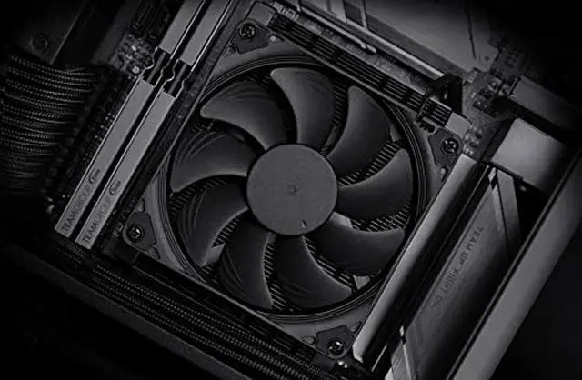 Alt view image 6 of 6 - Noctua NH-L9a-AM4 chromax.Black, Low-Profile CPU Cooler for AMD AM4 (Black)