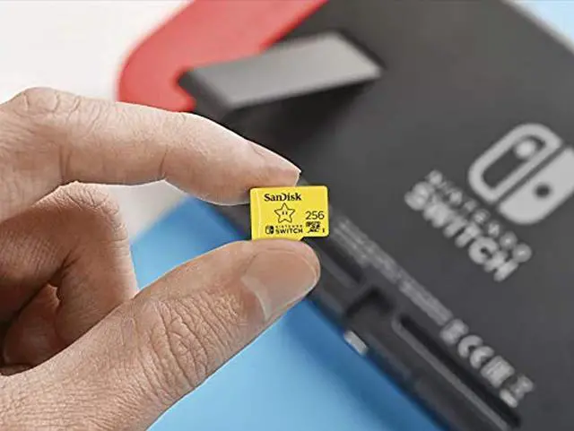 Alt view image 5 of 6 - SanDisk 256GB microSDXC-Card, Licensed for Nintendo-Switch - SDSQXAO-256G-GNCZN