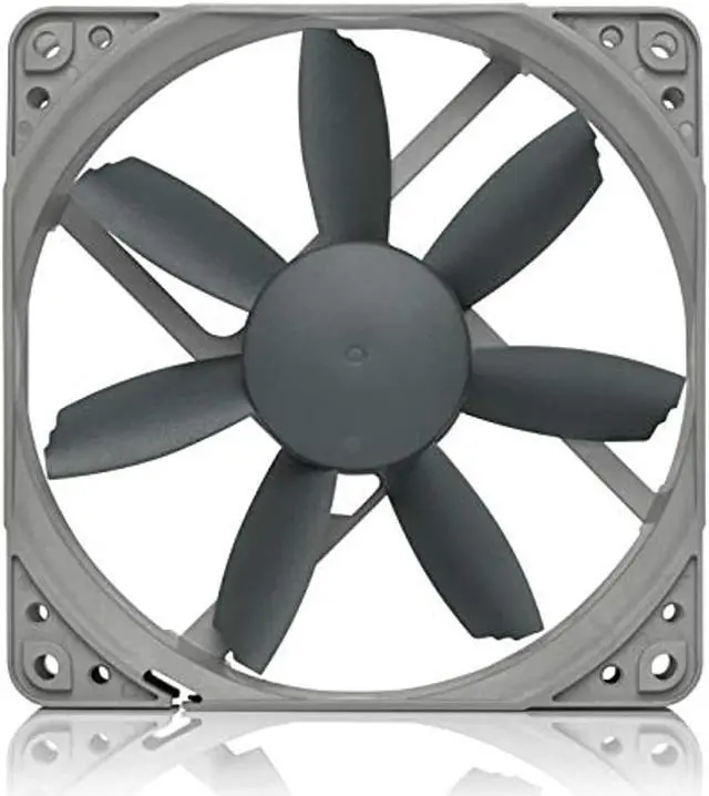 Alt view image 2 of 7 - Noctua NF-S12B redux-1200, High Performance Cooling Fan, 3-Pin, 1200 RPM (120mm, Grey)