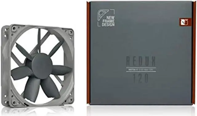 Alt view image 4 of 7 - Noctua NF-S12B redux-1200, High Performance Cooling Fan, 3-Pin, 1200 RPM (120mm, Grey)