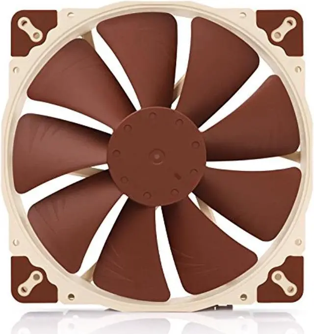 Alt view image 3 of 7 - Noctua NF-A20 5V PWM, Premium Quiet Fan with USB Power Adaptor Cable, 4-Pin, 5V Version (200x30mm, Brown)