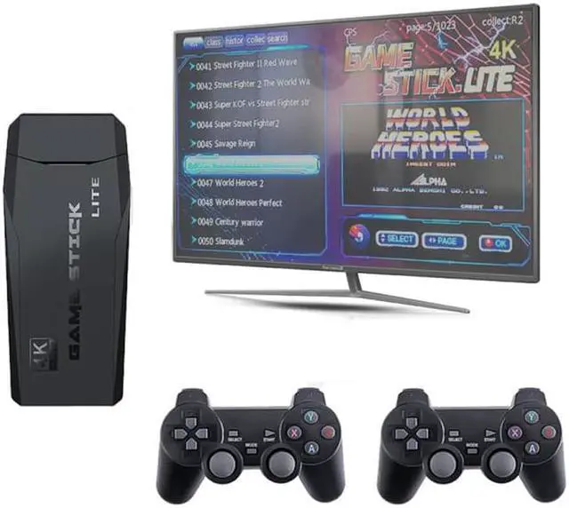 Main image of M8 Wireless HDMI Arcade Game Home TV Mini Game Machine with 2 x GamePads 64G Memory - OEM