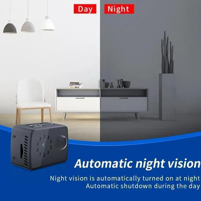 Alt view image 7 of 7 - MD20 Mini 1080P HD Camcorder Night Vision PIR Motion Action Micro Camera