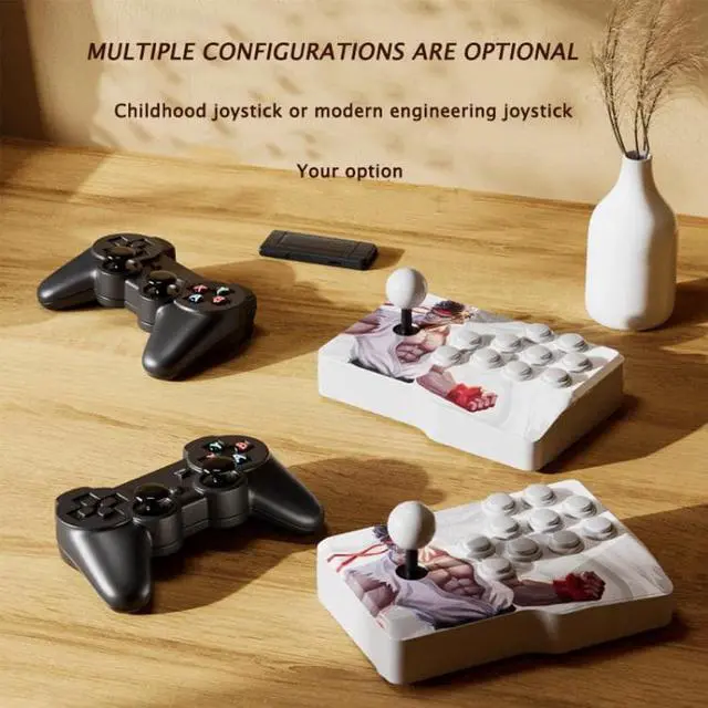 Alt view image 3 of 5 - K9 Game Console Home TV Double Battle Simulator 64G Wireless Built-in 15000 Games