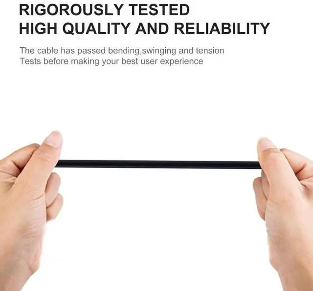 Alt view image 6 of 6 - USB to USB-C / Type-C Copper Core Charging Cable, Cable Length:1m