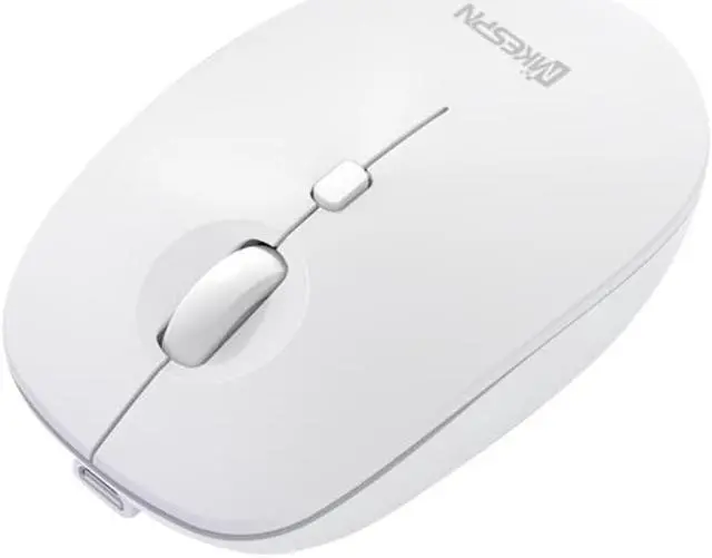 Main image of MKESPN 859 2.4G+BT5.0+BT3.0 Three Modes Wireless Mouse (White)