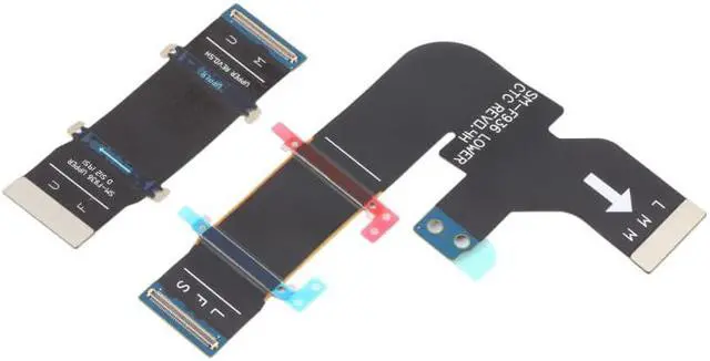 Alt view image 3 of 4 - For Samsung Galaxy Z Fold4 SM-F936B 1 Pair Original Spin Axis Flex Cable