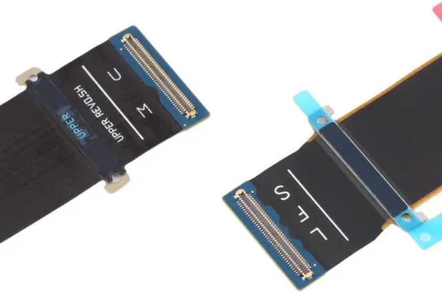 Alt view image 4 of 4 - For Samsung Galaxy Z Fold4 SM-F936B 1 Pair Original Spin Axis Flex Cable