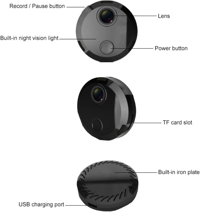 Alt view image 2 of 7 - HDQ15 HD 1080P WIFI Mini Camera, with IR Night Vision & Remote Surveillance - OEM