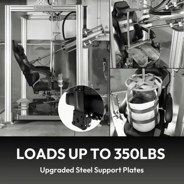 Alt view image 5 of 7 - Dowinx Gaming Chair with Pocket Spring Cushion, Ergonomic Computer Chair High Back, Reclining Massage Game Chair Pu Leather 350LBS, Grey