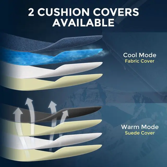 Alt view image 3 of 7 - Dowinx Gaming Chair Fabric with Adjustable Thicken Cushion, Ergonomic Computer Chair Lumbar Support and Headrest, Comfortable Reclining Game Office Chair Footrest Adult 400lbs, Blue