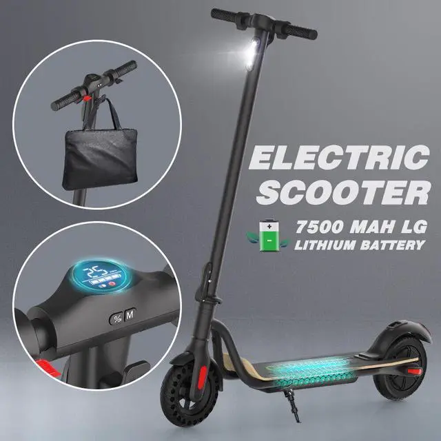 Alt view image 3 of 7 - Megawheels S10 E-scooter new model with 7.5Ah Battery 17-22km range 250W Motor 8" wheels and 3 speed modes