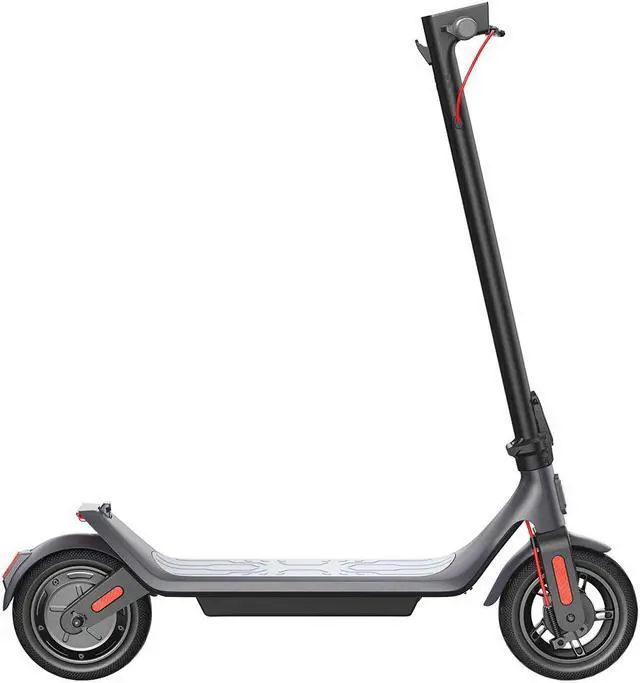 Alt view image 3 of 7 - MEGAWHEELS A6L ECO Electric Scooter Smart and Elegant E-scooter for Adults with 300W Motor, 25km/h Max Speed, APP and Intelligent LED Lights  in Black Color