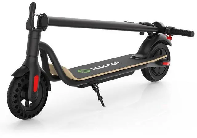Alt view image 5 of 7 - Megawheels S10 Foldable E-scooter with 8" Solid Tires, 250W Motor, 7.8Ah Battery, supports 18-22km Range and 3 Speed Modes
