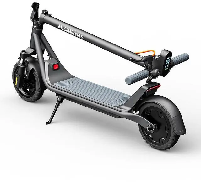 Alt view image 3 of 7 - MEGAWHEELS A1C 8.5-inch smart foldable electric scooter with APP control function, front-wheel suspension e-scooter with 25km/h top speed and 20km range