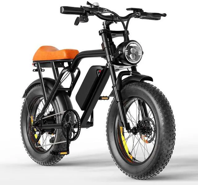 Alt view image 2 of 6 - MEGAWHEELS EB01 Electric Bike 20" Off-road E-Bike with 500W motor and 18V, 15.6Ah battery, supports 33mph max speed, 35-40 miles range and 7 speed gears
