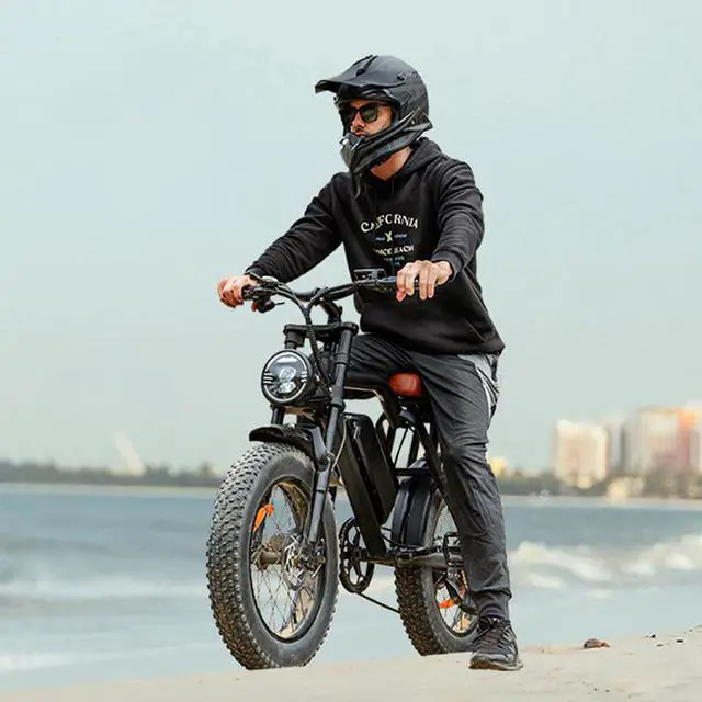 Alt view image 5 of 6 - MEGAWHEELS EB01 Electric Bike 20" Off-road E-Bike with 500W motor and 18V, 15.6Ah battery, supports 33mph max speed, 35-40 miles range and 7 speed gears