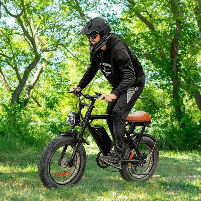 Alt view image 4 of 6 - MEGAWHEELS EB01 Electric Bike 20" Off-road E-Bike with 500W motor and 18V, 15.6Ah battery, supports 33mph max speed, 35-40 miles range and 7 speed gears