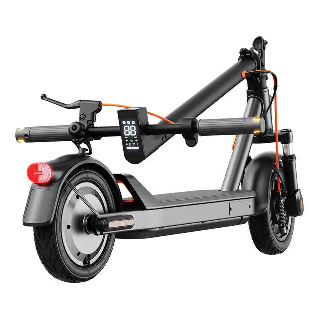 Alt view image 3 of 7 - Megawheels E2 electric scooter for Adults with Suspension,28 Miles Long Range, 10in Pneumatic Tires,600W Motor,20 Mph Fast E Scooter with Smart APP for Commuting