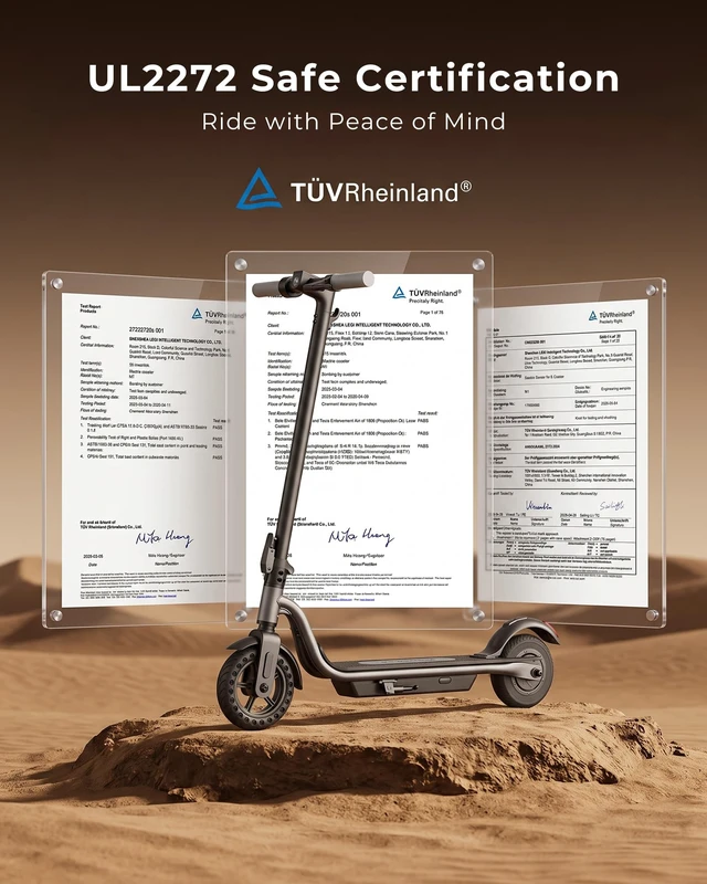 Alt view image 7 of 7 - MEGAWHEELS M1 Lite Electric Scooter with 19 Miles Range 500W Peak Motor APP Control and Weighs only 28.55lbs