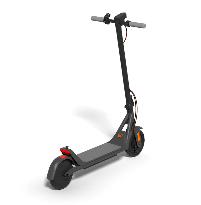 Alt view image 3 of 7 - Lightweight 8.5" A1A Foldable Electric Scooter with 300W Brushless Motor, 164.25Wh Battery, supports 15.5mph Max Speed, 3 Speed Modes, approx. 13-15 Miles Range and Smart APP Control Black Color