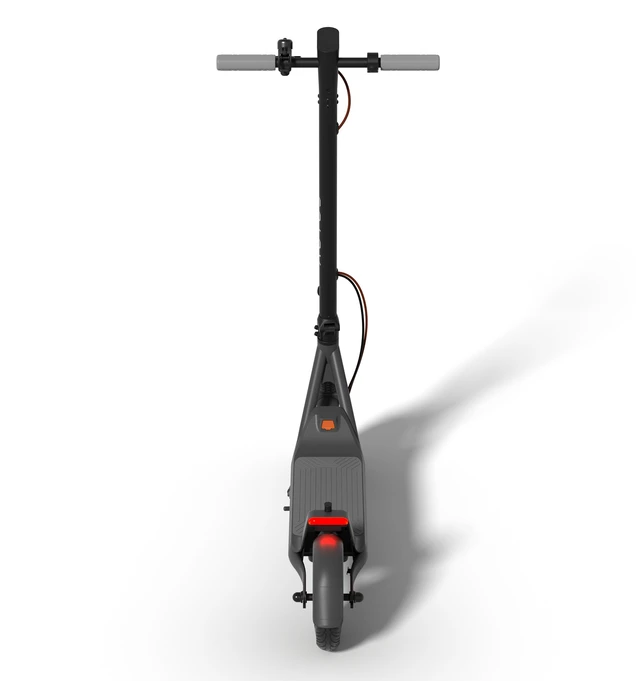 Alt view image 2 of 7 - Lightweight 8.5" A1A Foldable Electric Scooter with 300W Brushless Motor, 164.25Wh Battery, supports 15.5mph Max Speed, 3 Speed Modes, approx. 13-15 Miles Range and Smart APP Control Black Color